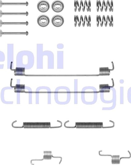Tilbehørsett bremsesko DELPHI LY1303