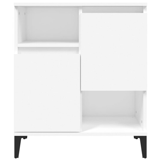 vidaXL Skjenk hvit 60x35x70 cm konstruert tre