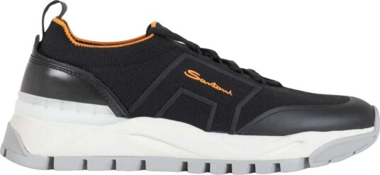 Santoni Herre Sko Svart 44 EU,