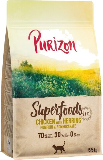Purizon Tørrfôr Cat Superfoods Sparepakke Kylling 2 X 6.5 kg Purizon Tørrfôr Cat Superfoods Sparepakke Kylling 2 X 6.5 kg