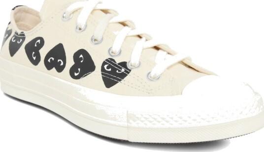 Comme des Garçons Play Multi Heart Low Sneakers White 42.5