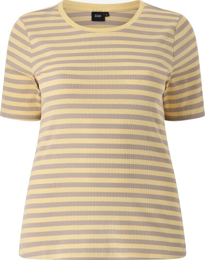 Zizzi T skjorte Caamilla S/L T Shirt