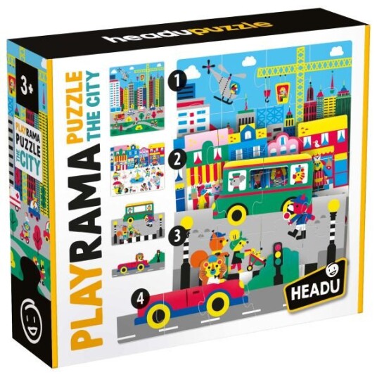 Headu Playrama Puslespill 3+Ã¥r By