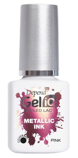 Depend Gel iQ Effect Metallic Ink Pink 5ml