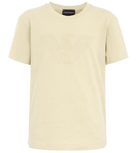 Giorgio Armani Emporio Armani T skjorte Pergamenter m. Rhinestone Emporio Armani 10 år 140 T skjorte Beige Giorgio Armani Emporio Armani T skjorte Pergamenter m. Rhinestone Emporio Armani 10 år 140 T skjorte Beige