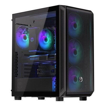 Endorfy Arx 500 ARGB ATX Kabinett med Herdet Glass - Svart