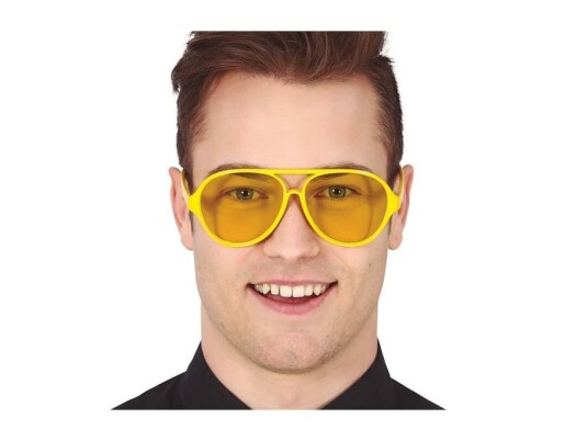 Fiesta Gule Briller Med Gult Glas