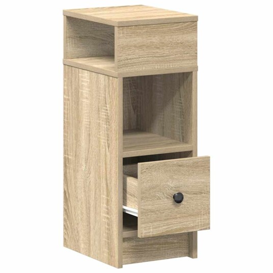 Nattbord med skuff sonoma eik 25x31x66 cm Nattbord med skuff sonoma eik 25x31x66 cm