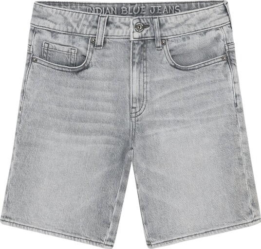 Indian Blue Jeans Shorts Bred Light Grey Denim Indian Blue Jeans 8 år 128 Shorts Grå