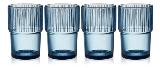 Bitz Kusintha caféglass 38 cl 4-stk. Blue