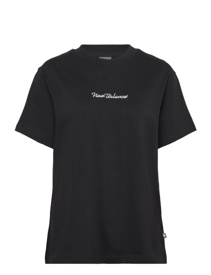 New Balance Athletics Script T-Shirt - Black - S