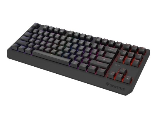 Genesis Genesis Thor 230 Tkl Trådløst Tastatur Svart Rgb Outemu Silent Lemon