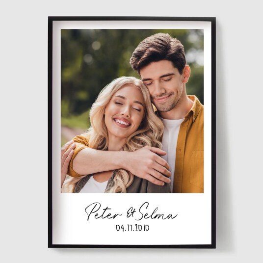 Namly Design Personalisert Plakat Parfoto med Tekst og Dato Last opp Foto POSTERA2KGZG Namly Design Personalisert Plakat Parfoto med Tekst og Dato Last opp Foto POSTERA2KGZG