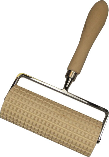 Bakerulle Med Håndtak  Rutete 13cm 