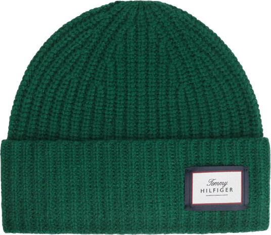 Tommy Hilfiger Th Wool Beanie - Green - ONE SIZE
