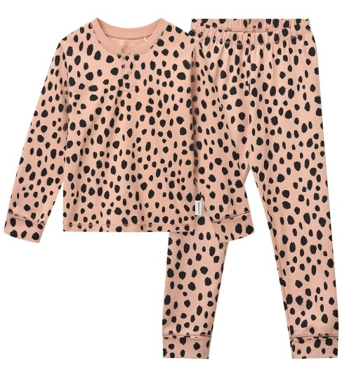 Liewood Wilhelm Grow Printed Pyjamas Set Pink 110/116