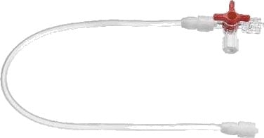 Argon mellomstykke han-3veiskran/han 30cm steril 25 stk Argon mellomstykke han-3veiskran/han 30cm steril 25 stk