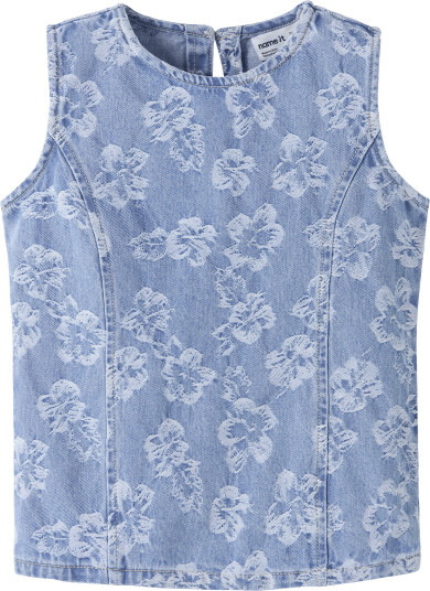 Name It Nkflucy Sl Dnm Jacq Top 2440 Ja H Blue 122