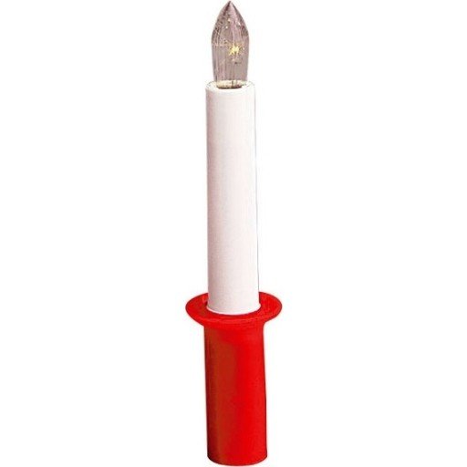 Star Trading  Flamme led-lys med timer 4 stk hvit