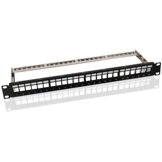 MicroConnect CAT6 24 ports 19" patchpanel 1 Stykk SEN PP 027