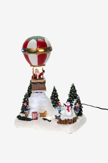 Konstsmide   Mekanisk juledekorasjon LED 24cm Flerfarget