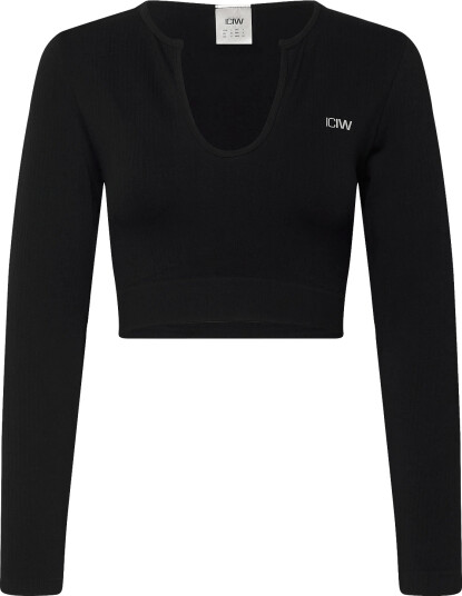 ICANIWILL | Ribbed Define Seamless Cropped Long Sleeve | M ICANIWILL | Ribbed Define Seamless Cropped Long Sleeve | M