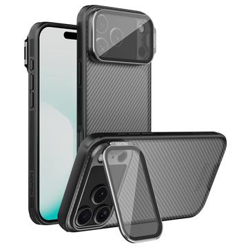 Nillkin iPhone 17 Pro Max CamShield Prop Hybrid deksel   Gjennomsiktig svart