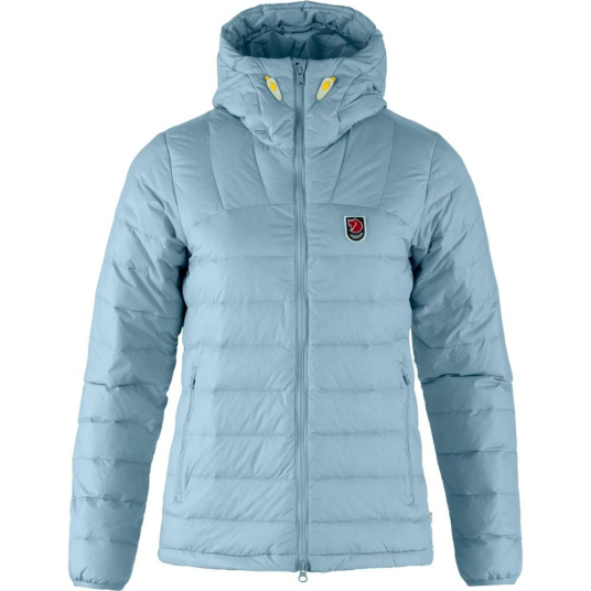 Fjellreven Expedition Pack Down Hoodie Dame Breeze Blue XS