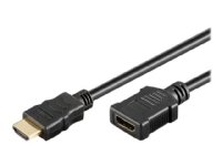 MicroConnect HDMI 2m Forlengelseskabel 4K 60Hz Svart med ARC