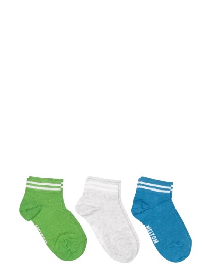 Melton Sporty Sneaker Socks 3 Pack Multi/patterned 27/30 Melton Sporty Sneaker Socks 3 Pack Multi/patterned 27/30