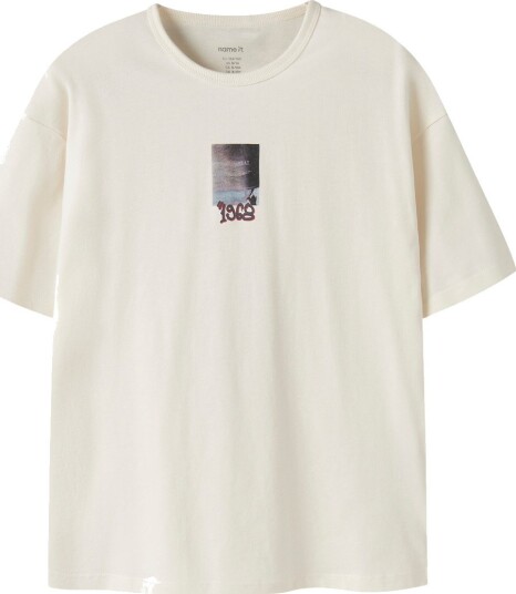 Name It T skjorte NkmKarlo Antique White Name It 6 år (116) T skjorte Beige Hvit