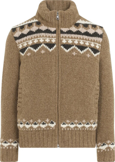 Moncler Herre Strikkevarer Brun XL,