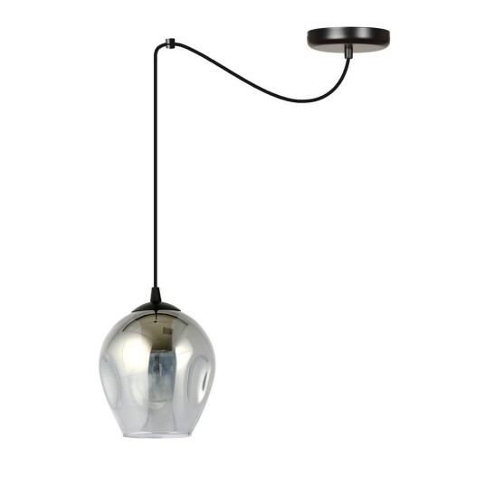 Level 1 Sort/Grafitt pendellampe Ø14 cm E27 230V uten lyskilde