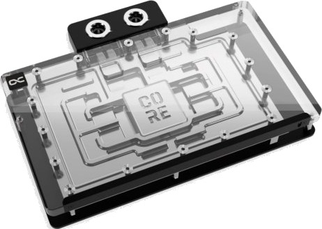 Alphacool 10268 bakplate sort/krom 10268