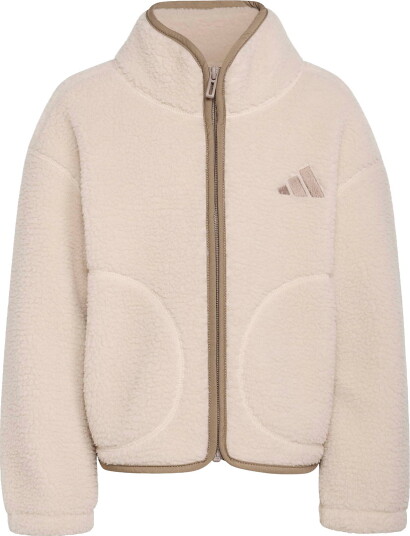 Adidas Sportswear Lk Sherpa Jkt   Cream   128