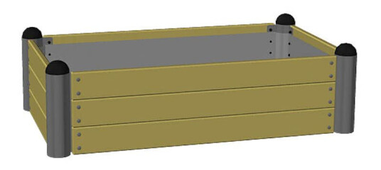Plantekasse PLUS 80x140 cm Plantekasse PLUS 80x140 cm