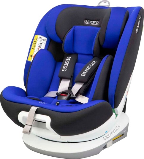 Sparco SK3000I_BL Barnesete Med Isofix 40-150cm 0-12 År Blå Sparco SK3000I_BL Barnesete Med Isofix 40-150cm 0-12 År Blå