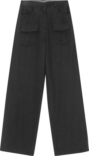 REMAIN Birger Christensen Tapered Suiting Pants Black 36