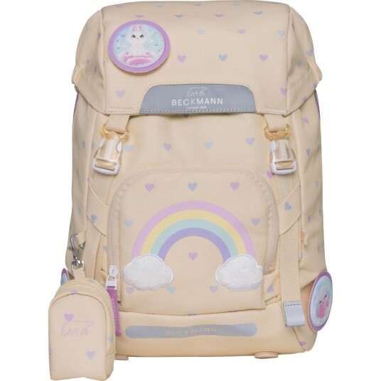 Beckmann Yellow Heart Classic Skolesekk
