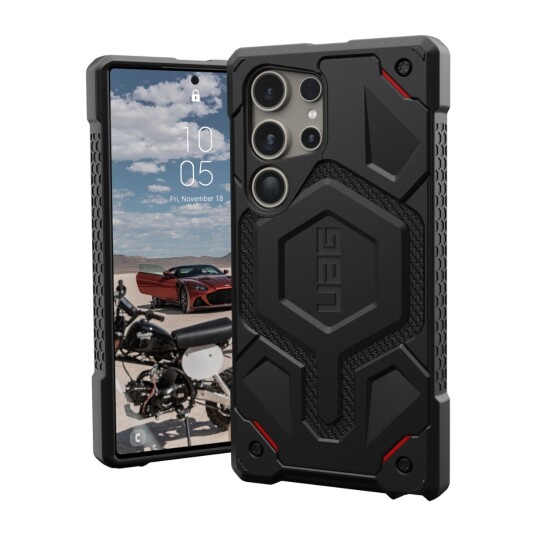 UAG SAMSUNG GALAXY S24 ULTRA MONARCH DEKSEL, KEVLAR SVART
