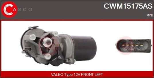 CASCO CWM15175AS Vindusviskermotor CASCO CWM15175AS Vindusviskermotor