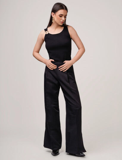 Ivo Nikkolo Linen-Blend Trousers, Taster - Black - 34 Ivo Nikkolo Linen-Blend Trousers, Taster - Black - 34