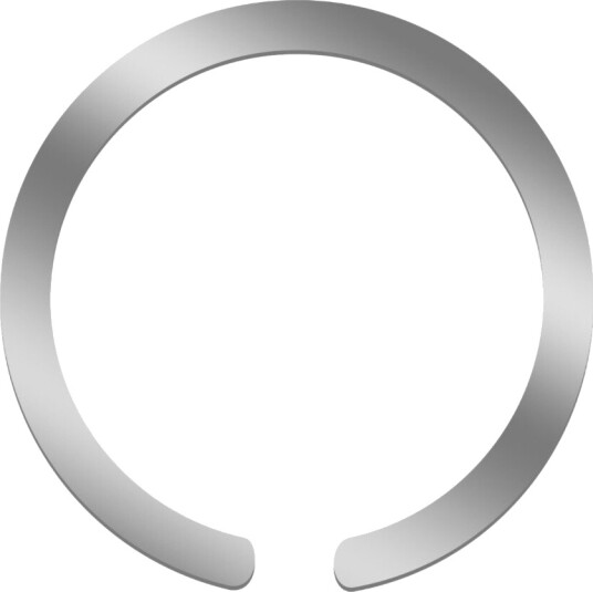 DACOTA PLATINUM MAGSAFE-KOMPATIBILITET METALLRING 2 STK
