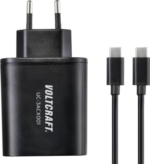 Voltcraft VC 12231145 USB C Strømforsyning 3x USB 3000mA Voltcraft VC 12231145 USB C Strømforsyning 3x USB 3000mA