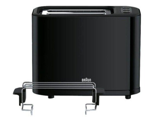 Braun PurEase HT3010 Brødrister 2 skiver 1000W Svart Braun PurEase HT3010 Brødrister 2 skiver 1000W Svart