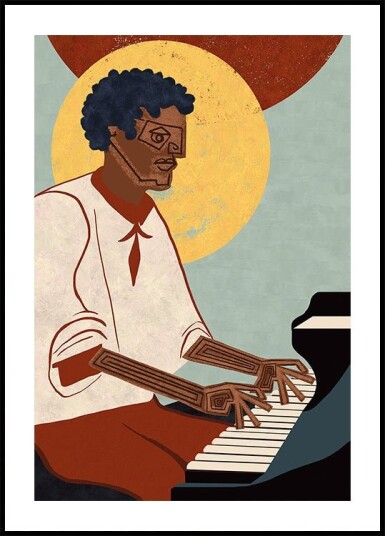 MUSICIAN GUY VIII Poster Plakat / 70x100cm