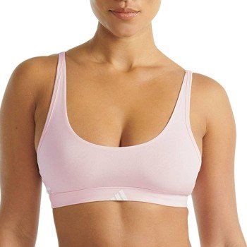 adidas BH Sport Active Essentials 3 Stripes Bralette Lysrosa bomull Medium Dame