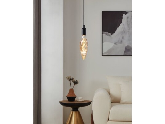 Eglo E27 Led Cf78 Amberfarvet Dekorationspære Med Spiral Og Varmt Hvidt Lys Eglo E27 Led Cf78 Amberfarvet Dekorationspære Med Spiral Og Varmt Hvidt Lys