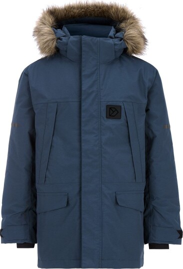 Didriksons Sylvin Vinterjakke Barn Mountain Blue 140
