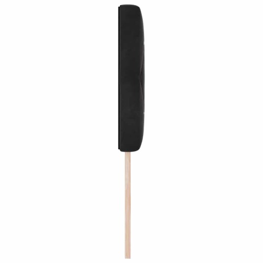 Sengegavl Krystallknapp Tuftet Svart 80 cm Fløyel Sengegavl Krystallknapp Tuftet Svart 80 cm Fløyel